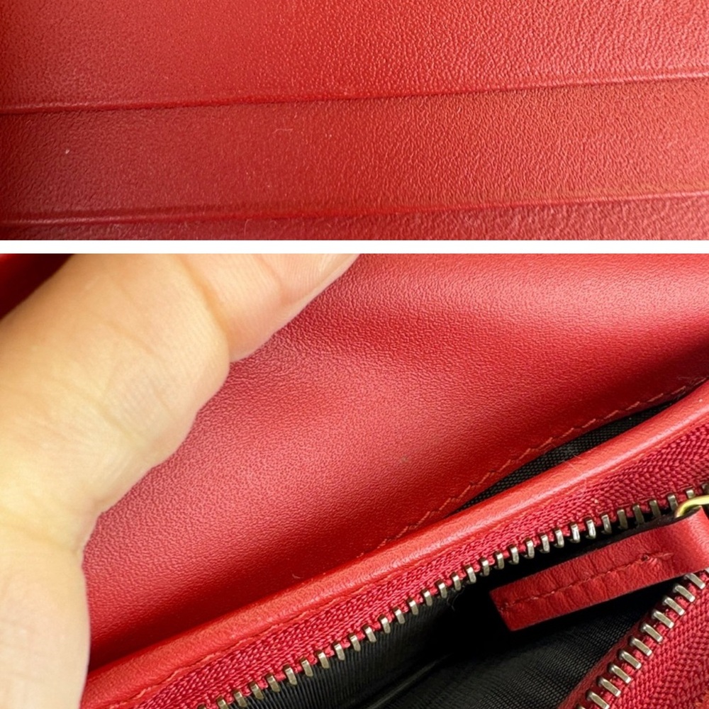 * RARE * Gucci Queen Margaret Card Case in White, Blue, and Red NEW IN BOX W BAG - Picture 12 of 12